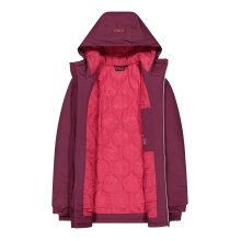 CMP Winter Jacket Long Fix Hood (lined ripstop jacket) magenta red women